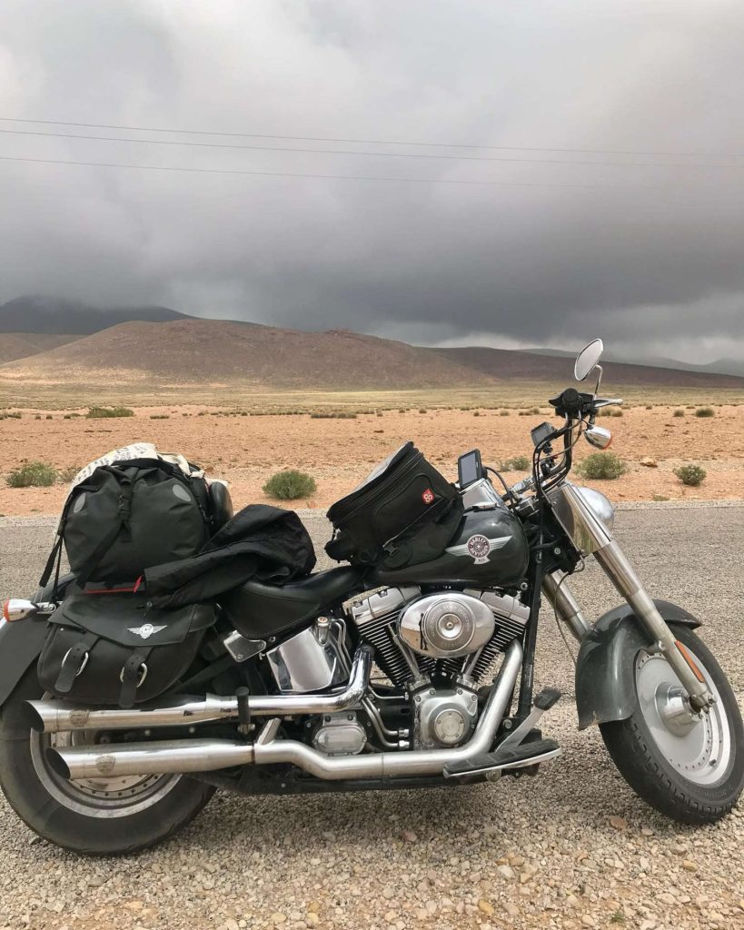 A picture of a motorcycle.