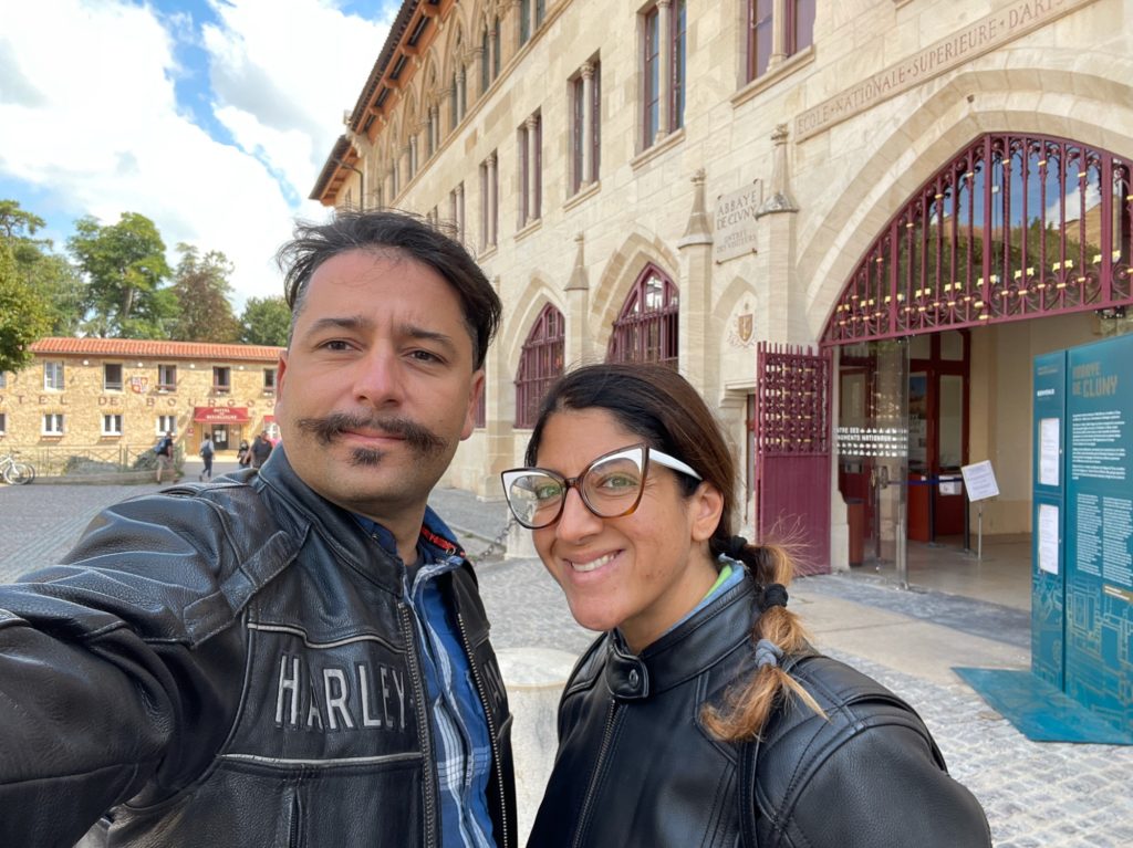 A picture of Antonio and Pamela.