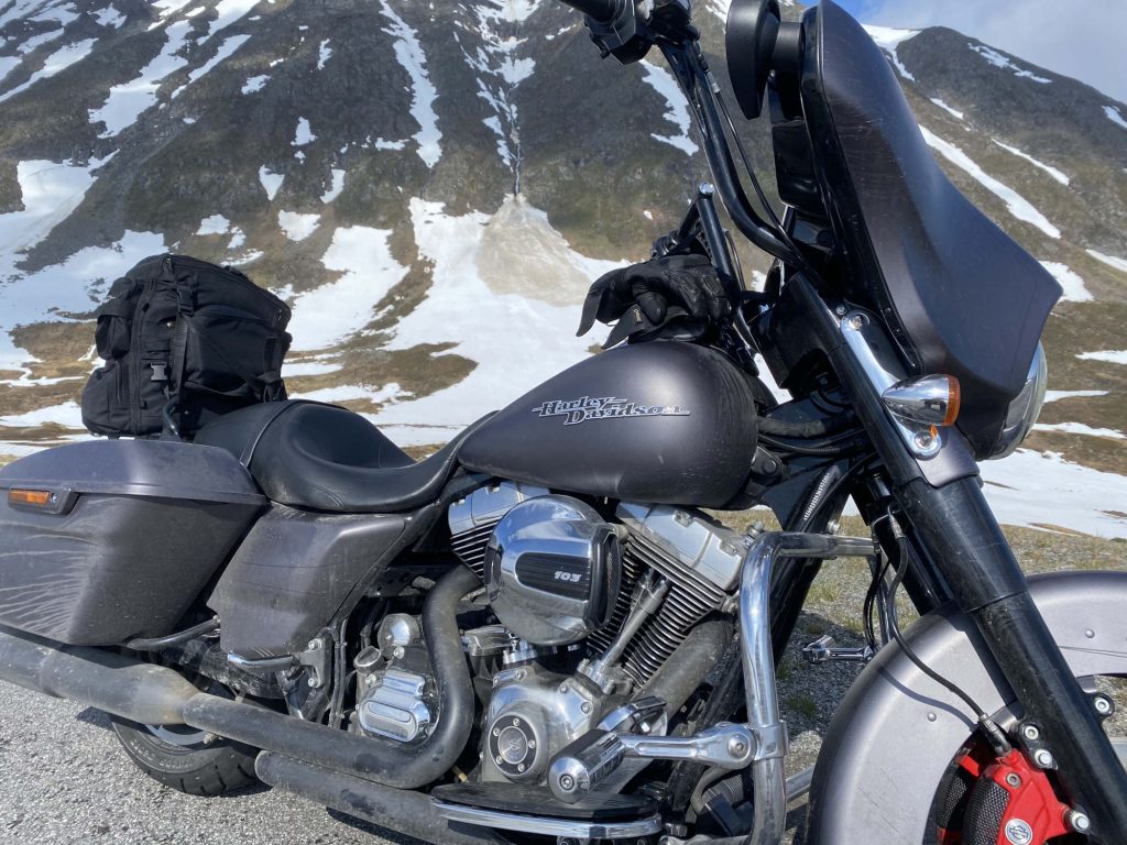 A picture of a Harley-Davidson motorcycle.