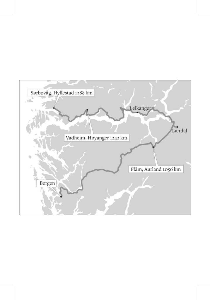 A map of Norway 4.