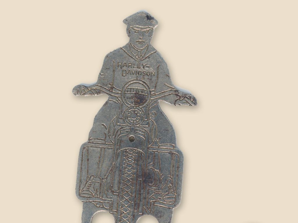 A Harley-Davidson bottle opener.