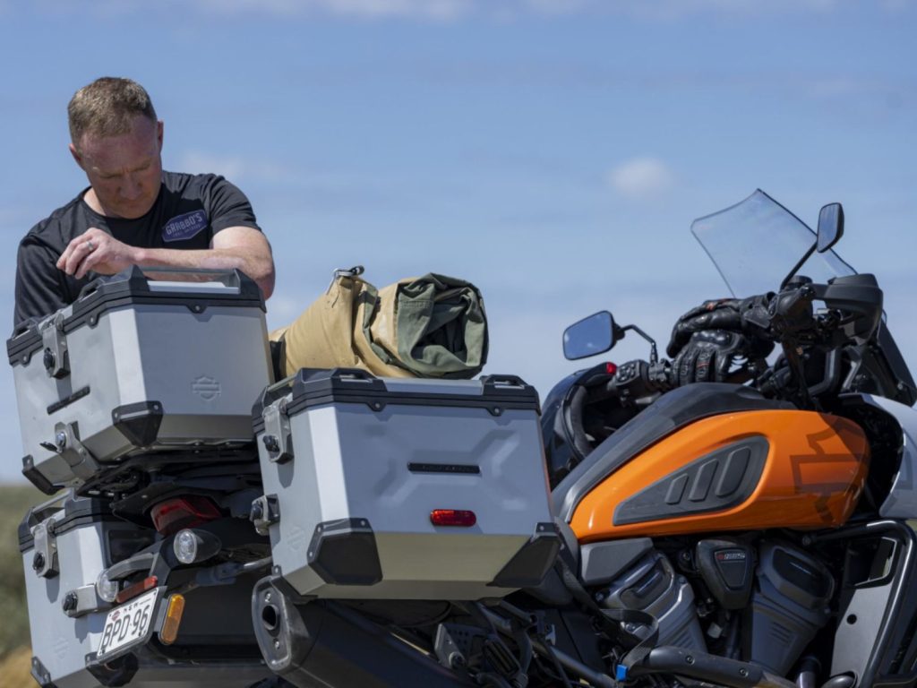 Ben Grabham packs up his Revolution® Max.