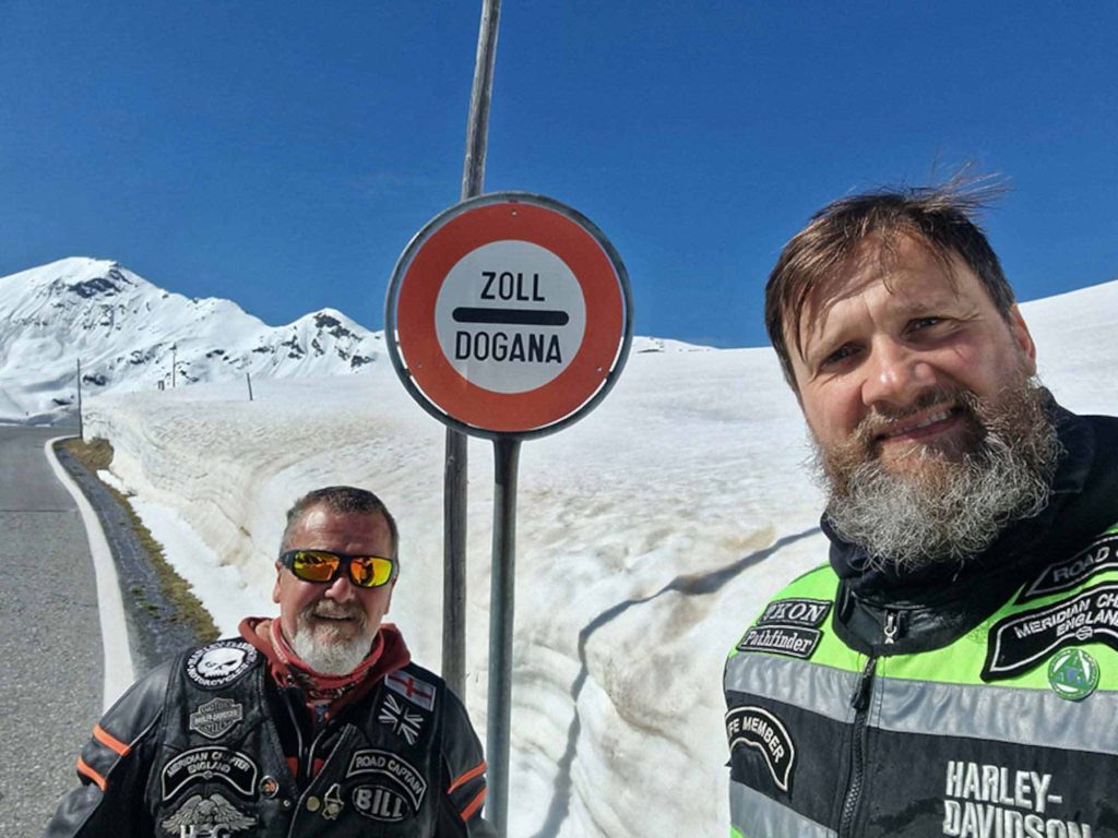 Konrad Markwardt against a snowy background