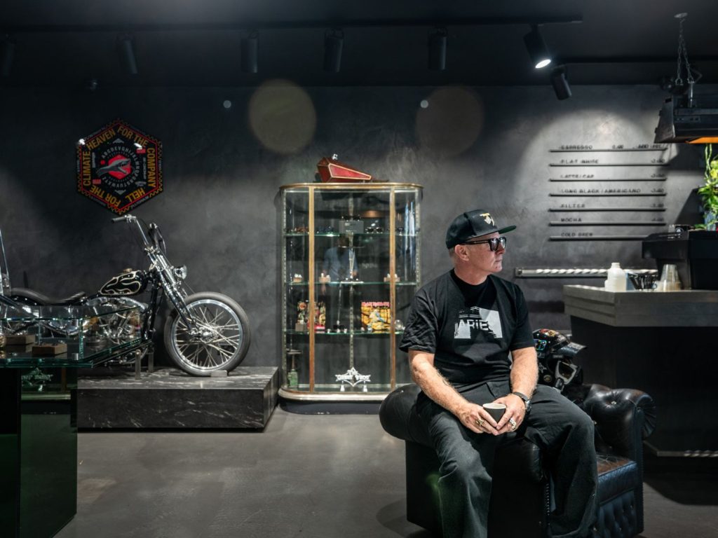 Adam Brinkworth in his studio.