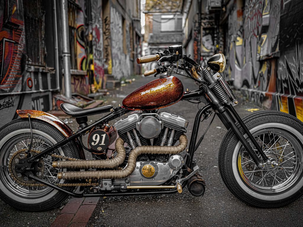 A picture of a Harley-Davidson
